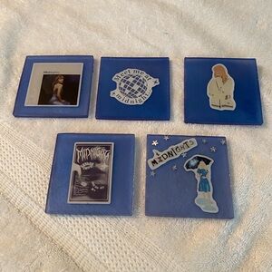 Taylor Swift set of 5 coasters